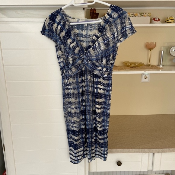 Y2K Patterned Mini Dress - Picture 1 of 6